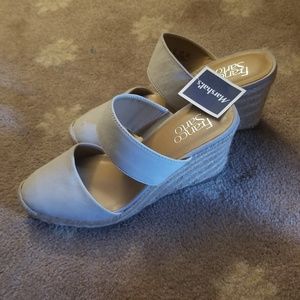 NWT Franco Sarto Closed-Toe Wedges